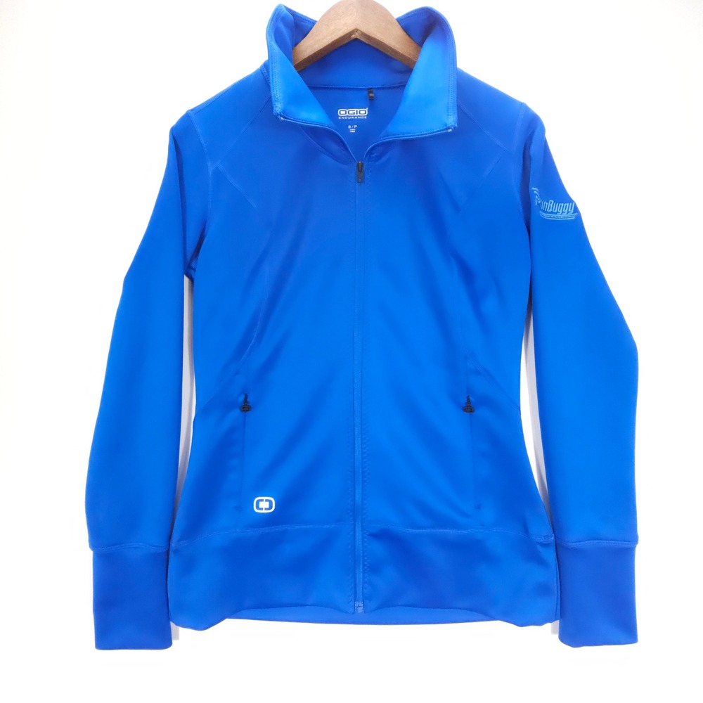 Streetwear OGIO Endurance Jacket Womens Small Blue RunBuggy Full Zip‎ Athletic